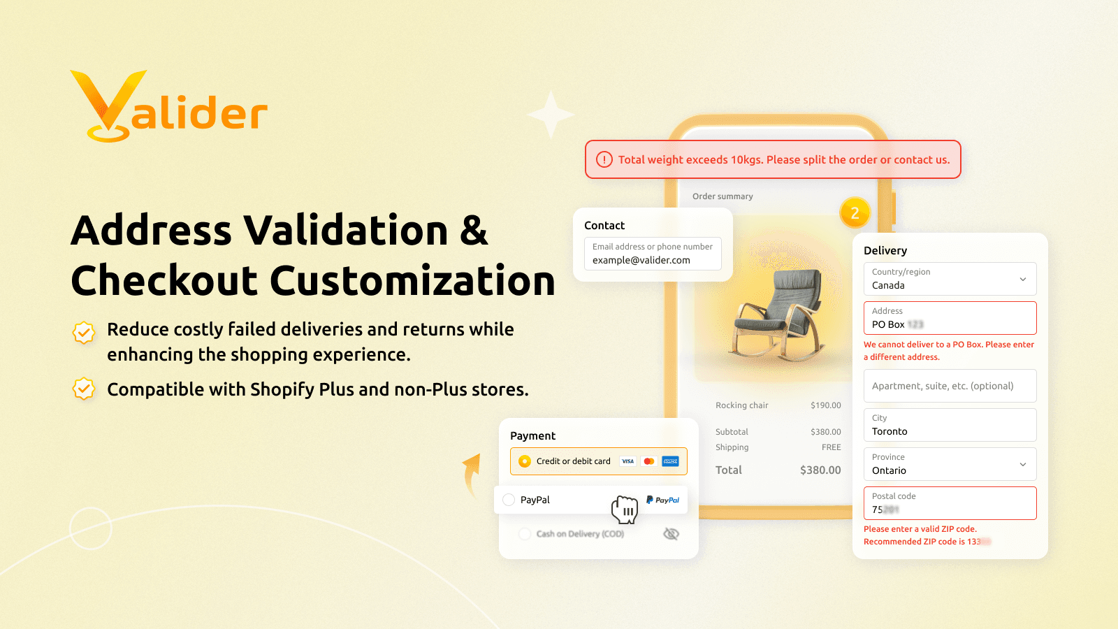 VL: Checkout Address Validator screenshot 1