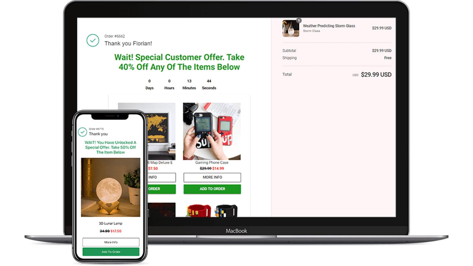 Sweet Upsell screenshot 1