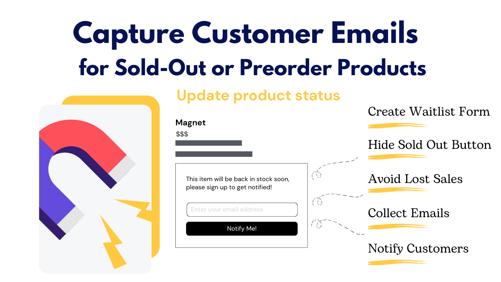Restock Alert & Waitlist ‑Mini screenshot 1