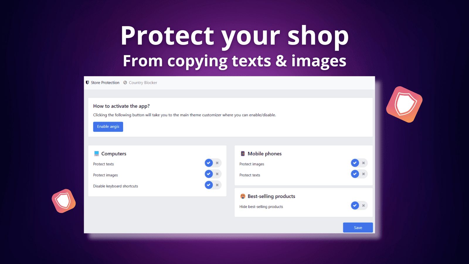 Aegis ‑ Anti Copy & Blacklist screenshot 2