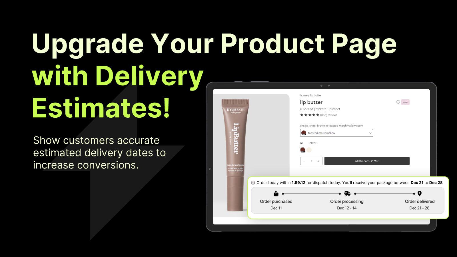 Essent Estimated Delivery Date screenshot 1