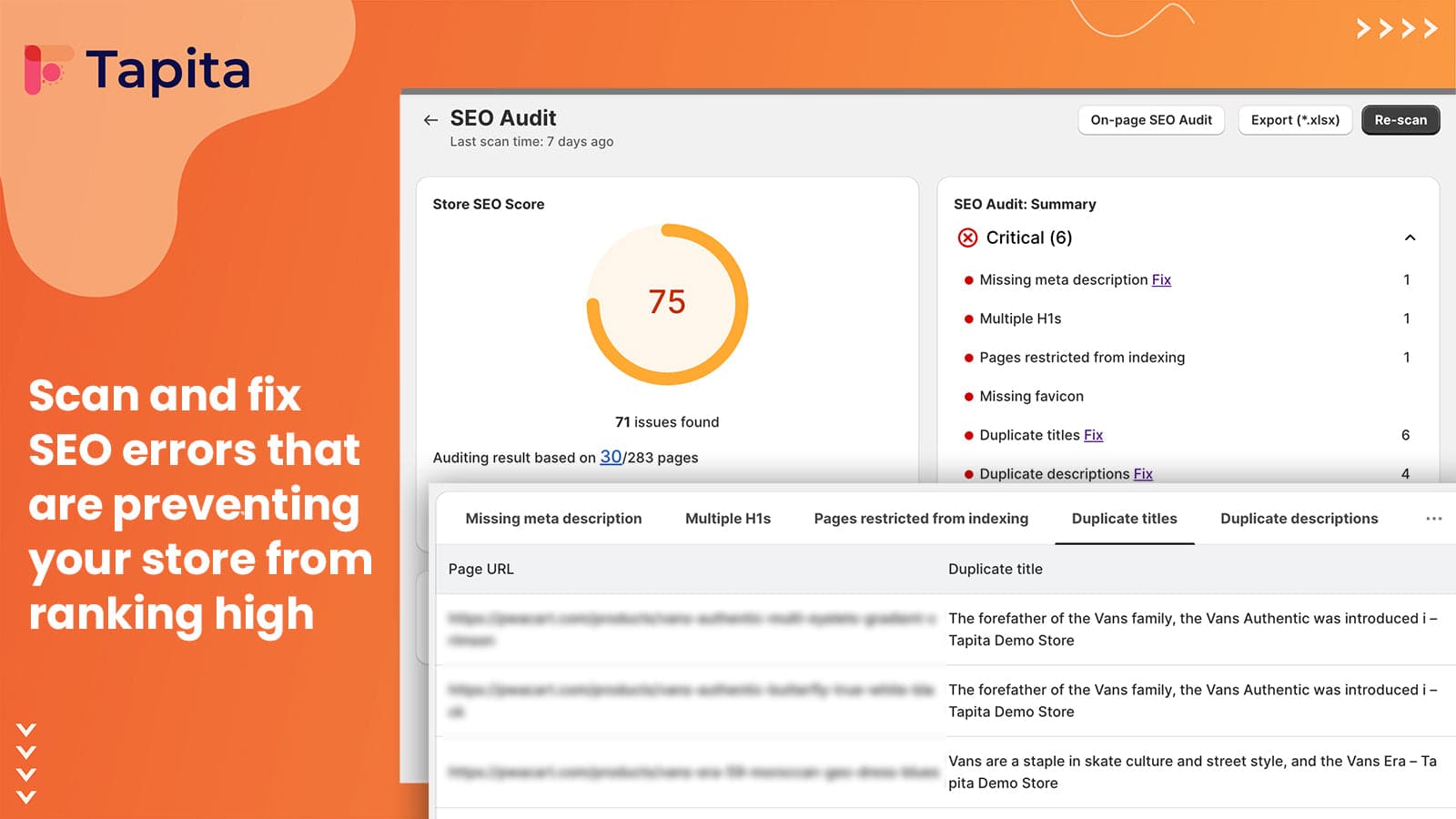 Tapita AI SEO Optimizer, Speed screenshot 2