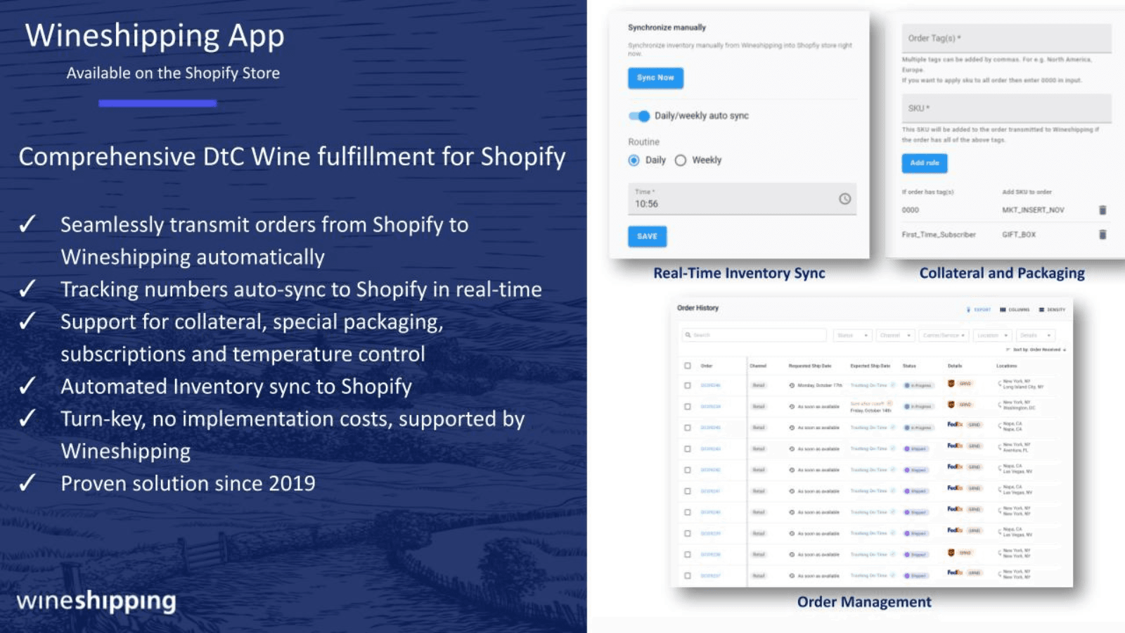 Wineshipping Fulfillment screenshot 2