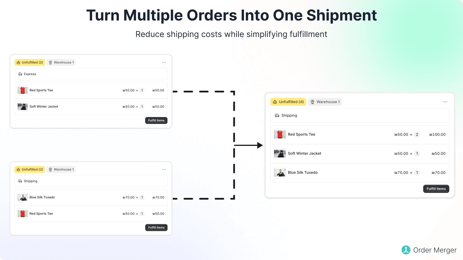 Order Merger ‑ Merge Orders screenshot 2