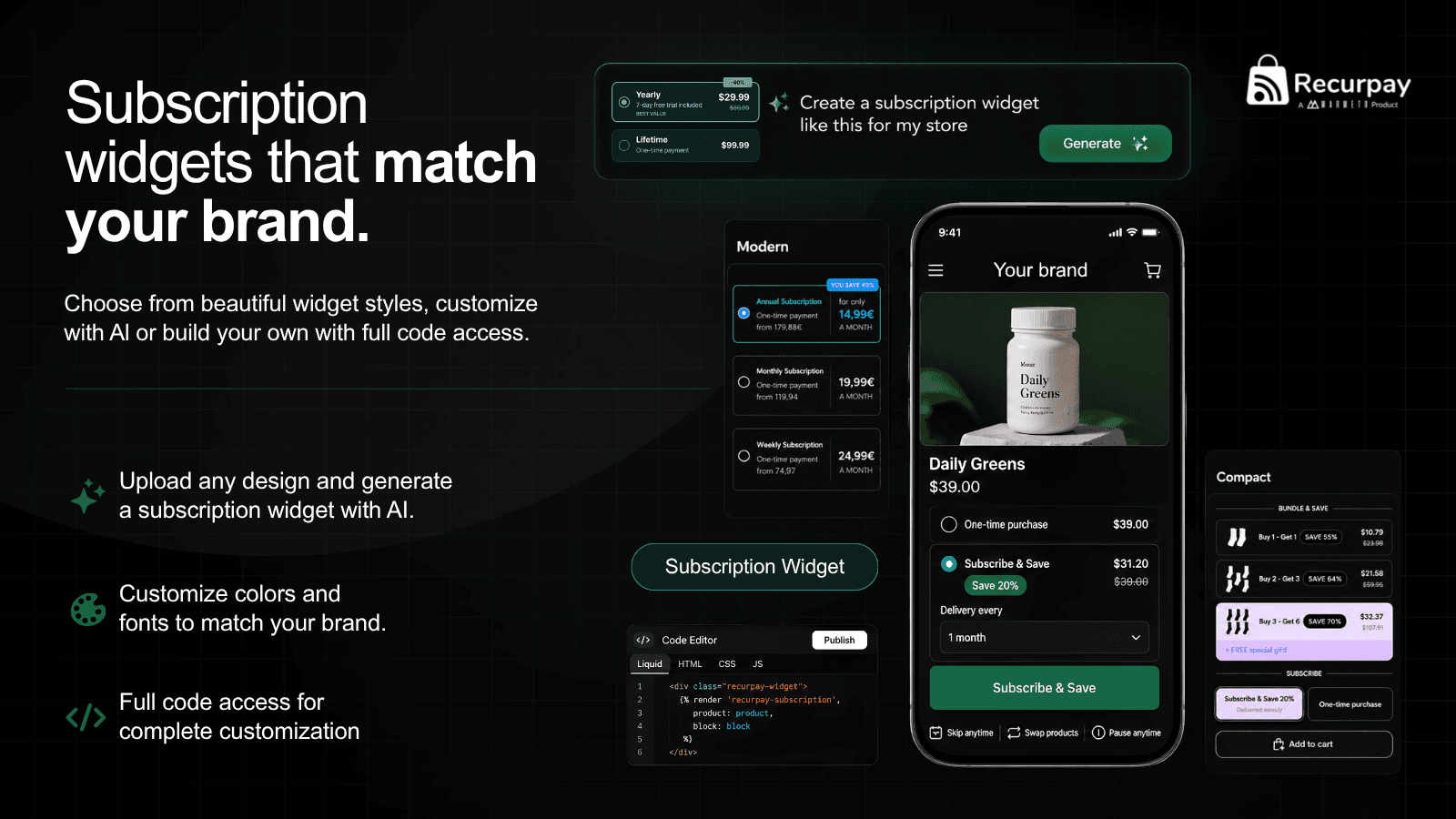 Recurpay Subscriptions App screenshot 2