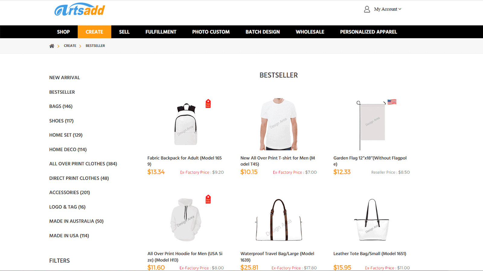 Artsadd: Print On Demand screenshot 2