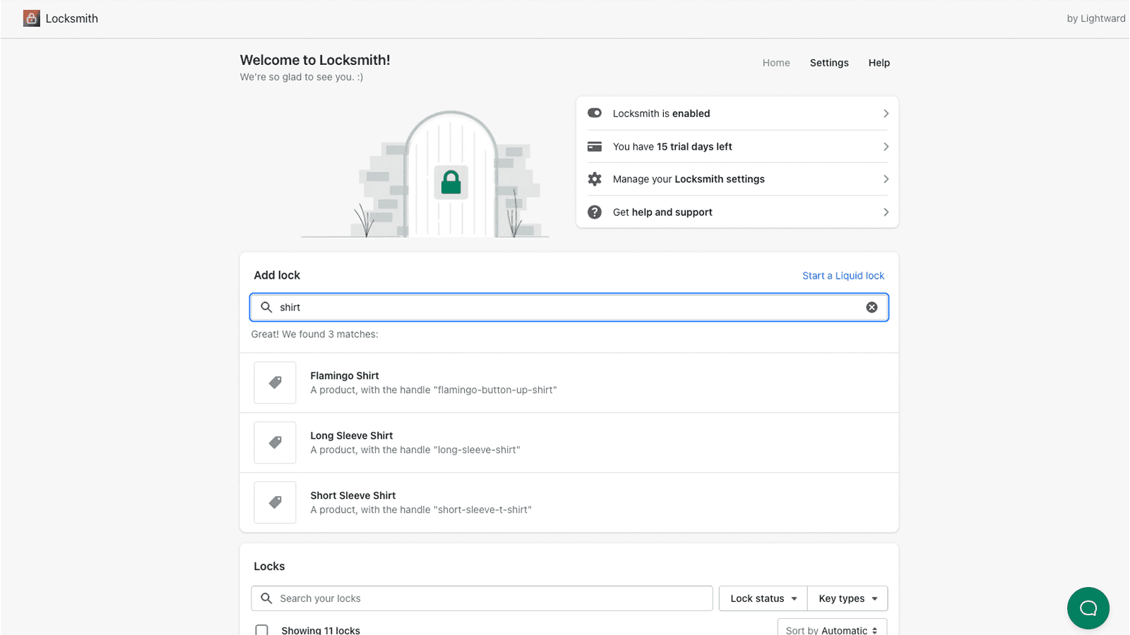 Locksmith screenshot 1