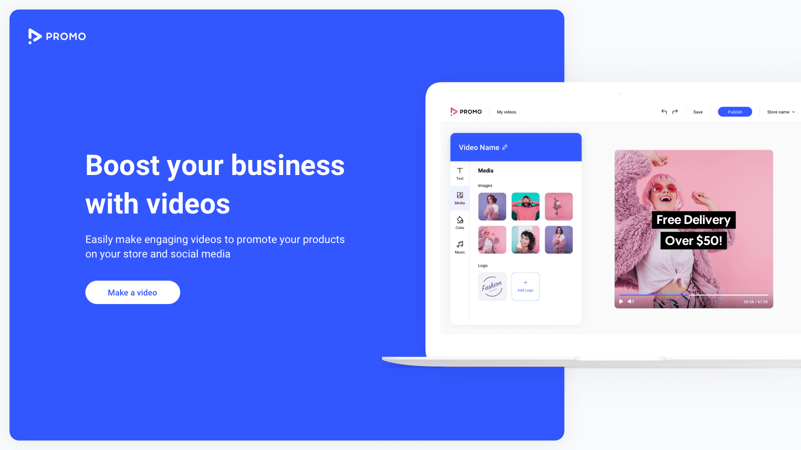 Promo.com ‑ Promo Video Maker screenshot 1