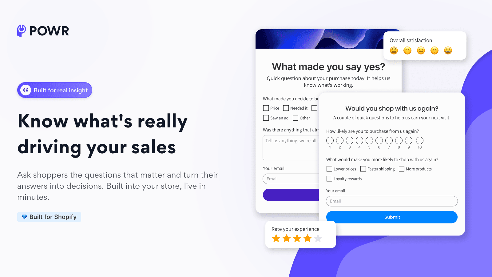 POWR: Customer Survey | Poll screenshot 1
