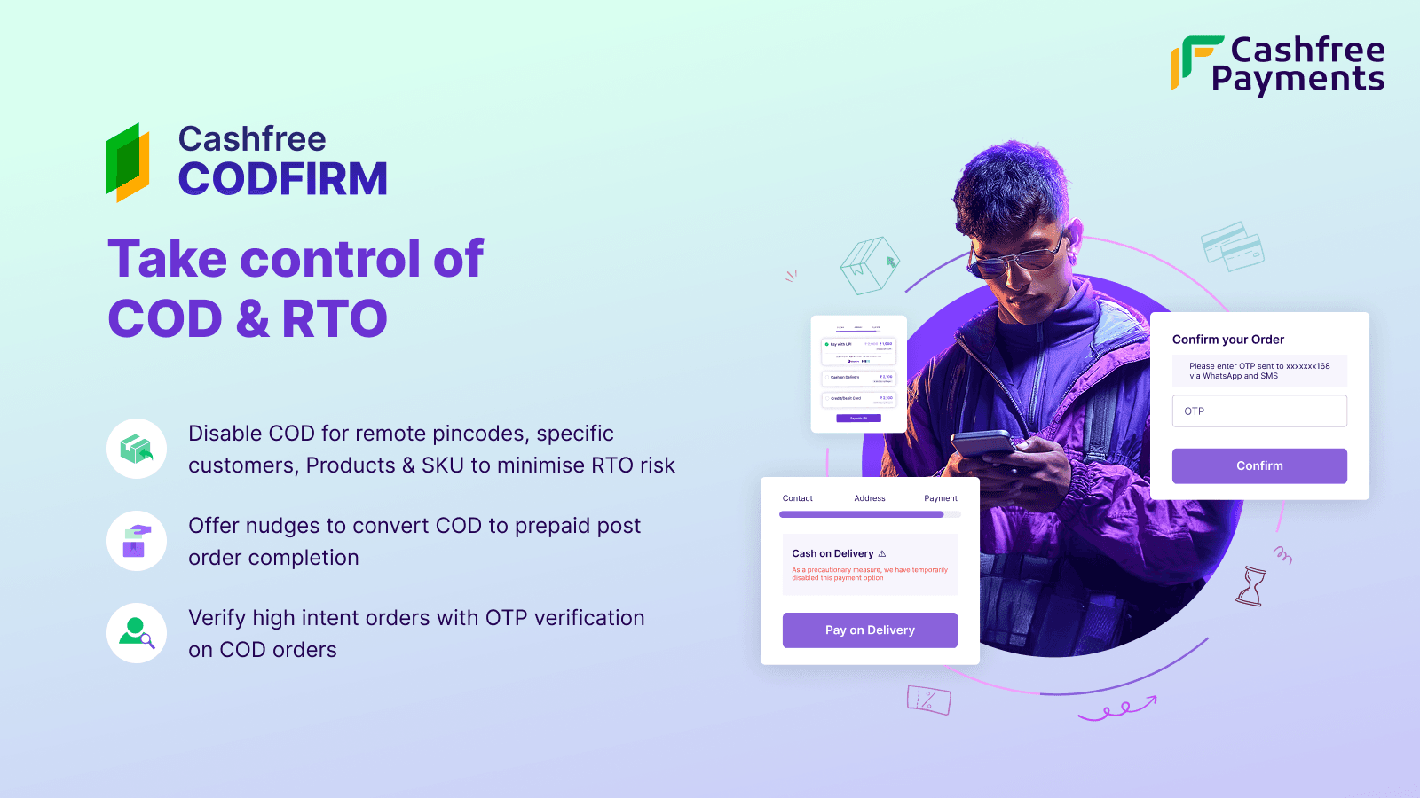 Cashfree CODFIRM & Checkout screenshot 2