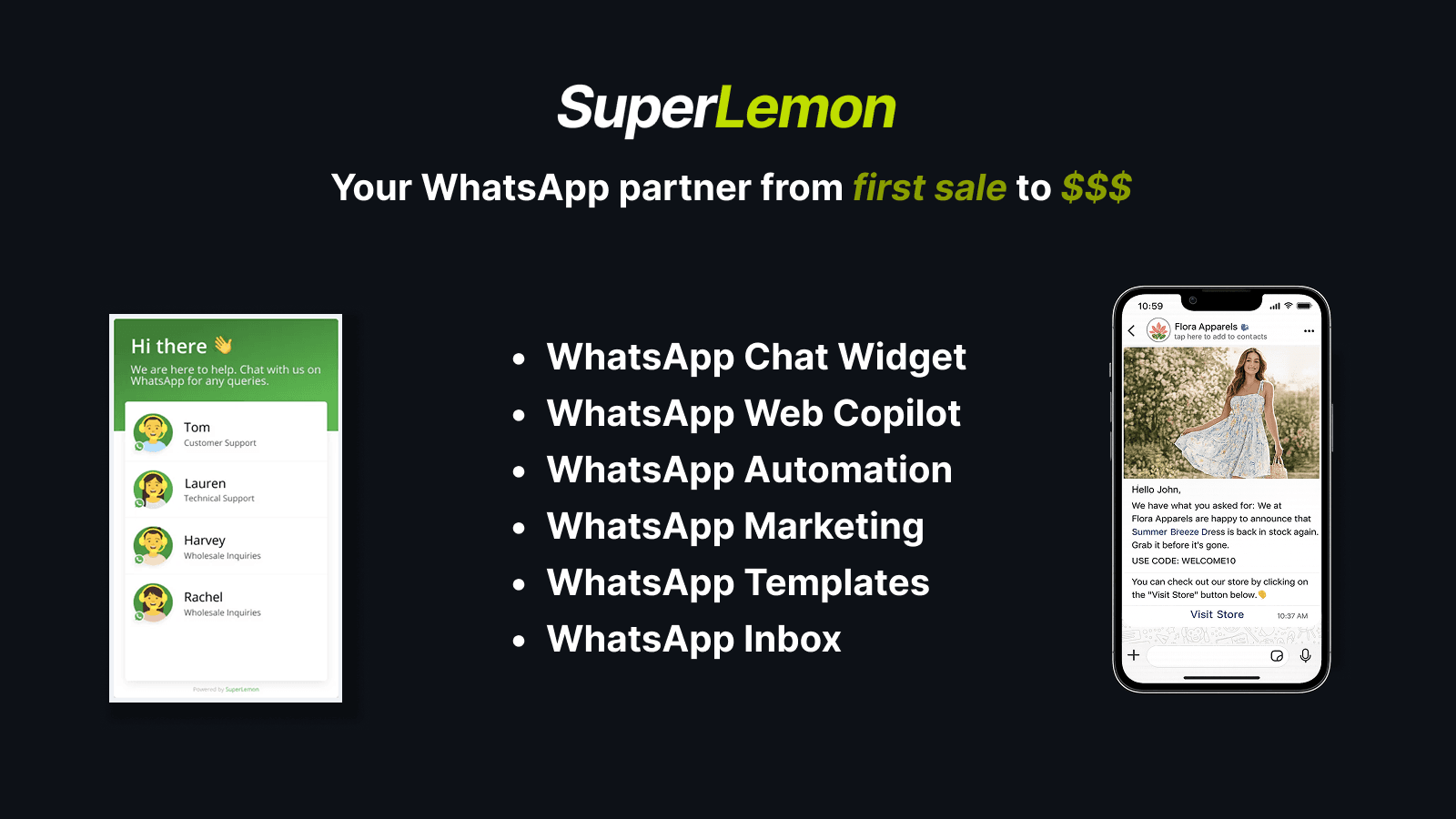 SL: WhatsApp Chat + Marketing screenshot 1