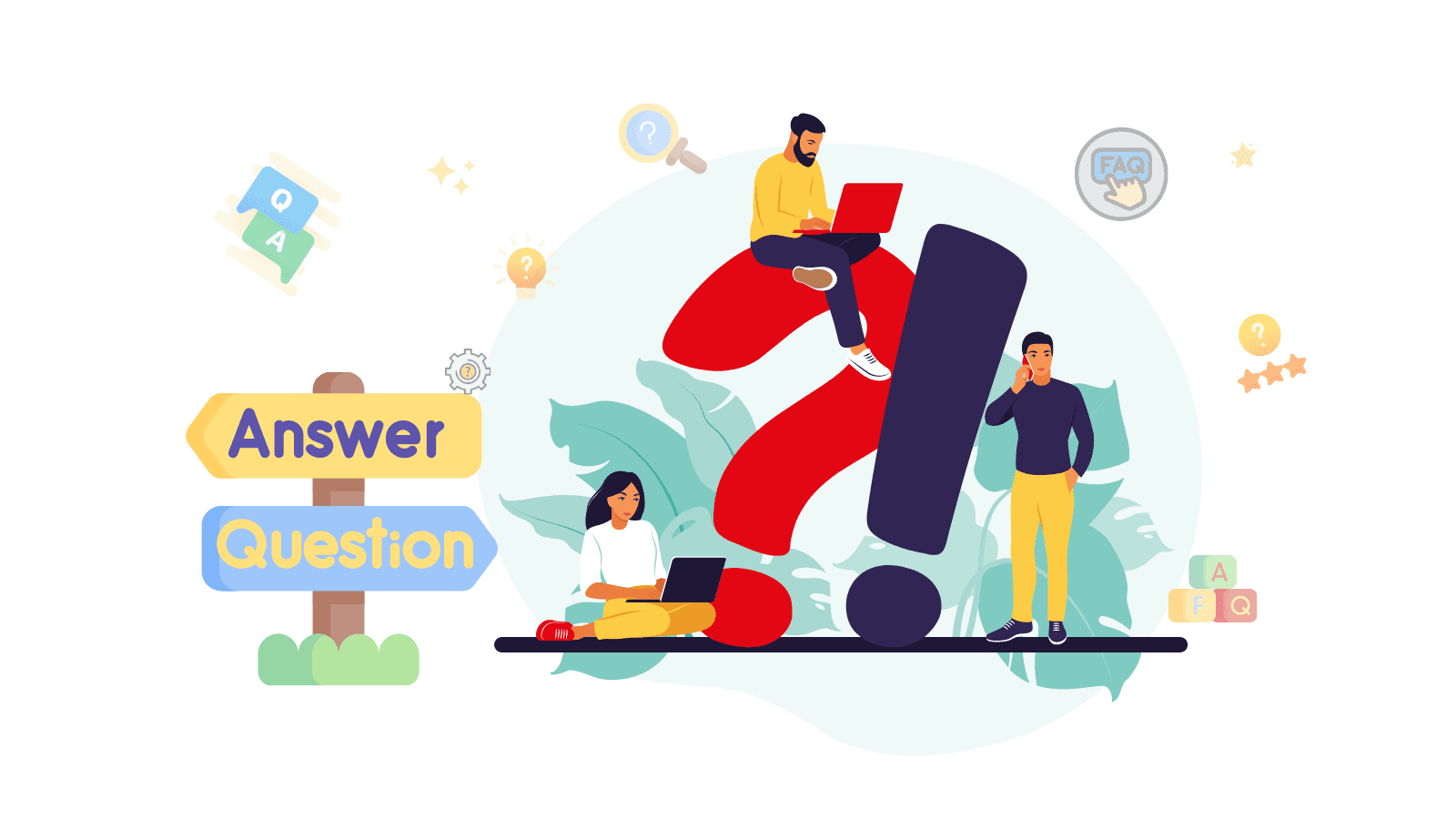 Yanet: FAQ Page, Product FAQs screenshot 1