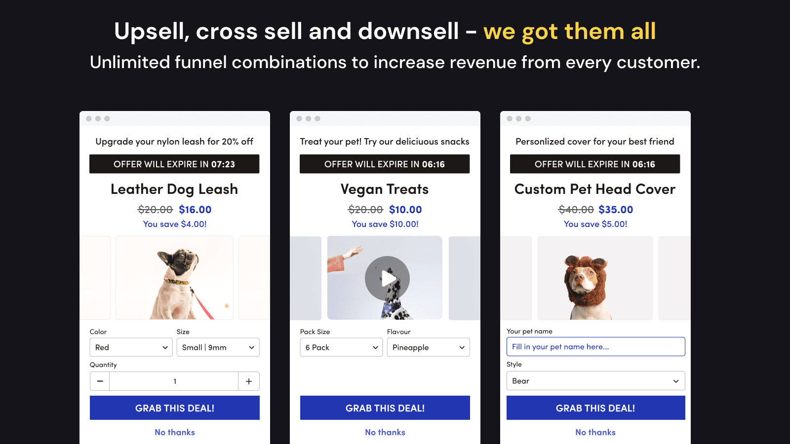 Honeycomb Upsell & Cross Sell screenshot 2