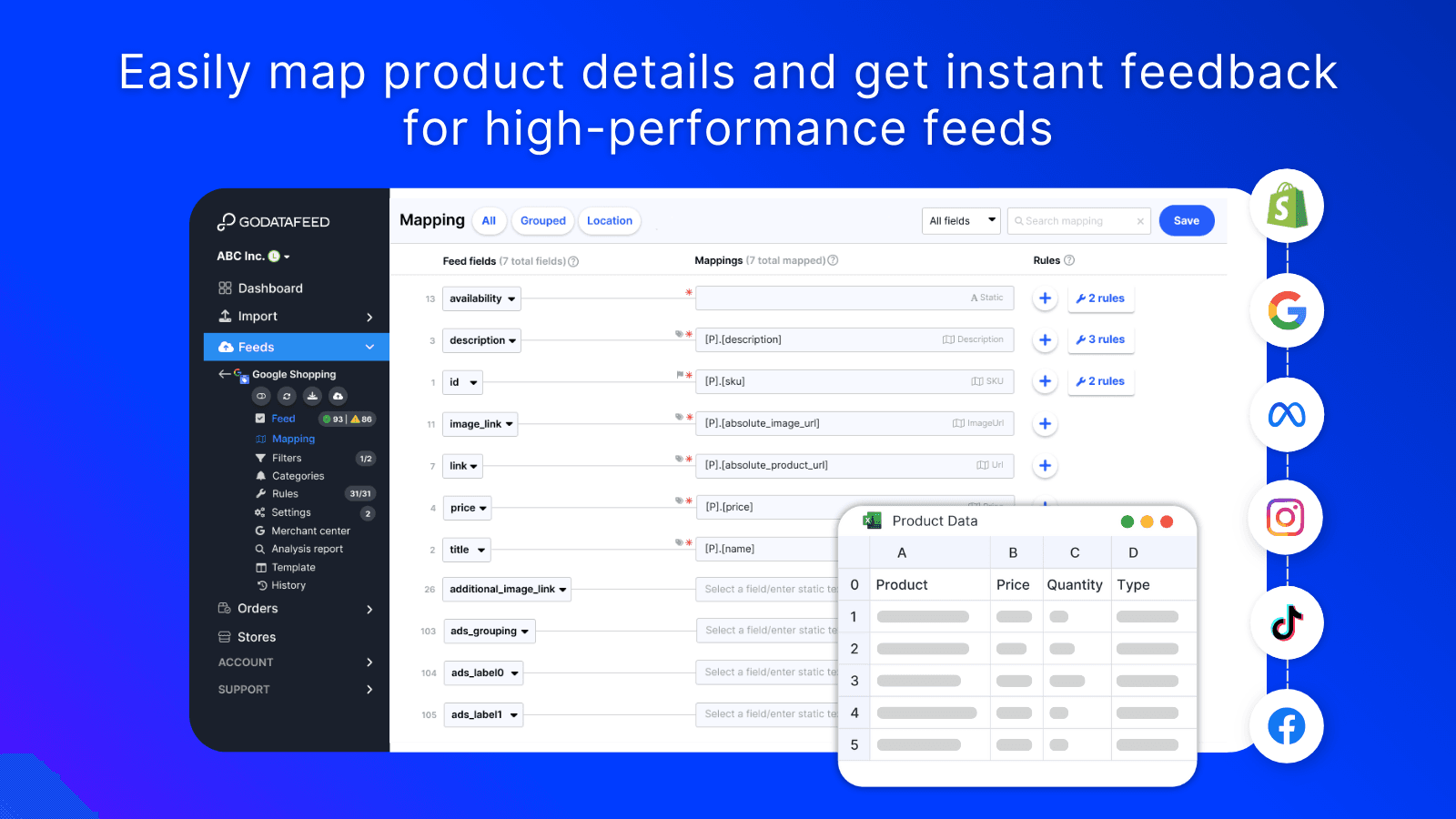 GoDataFeed screenshot 1