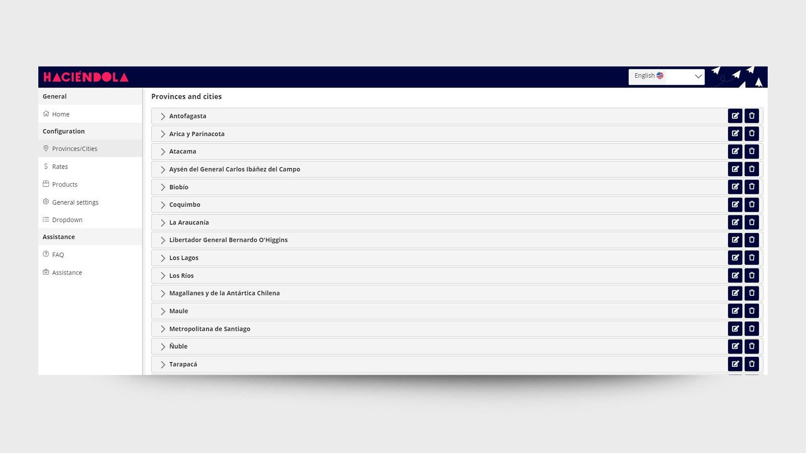 Tarificador screenshot 2