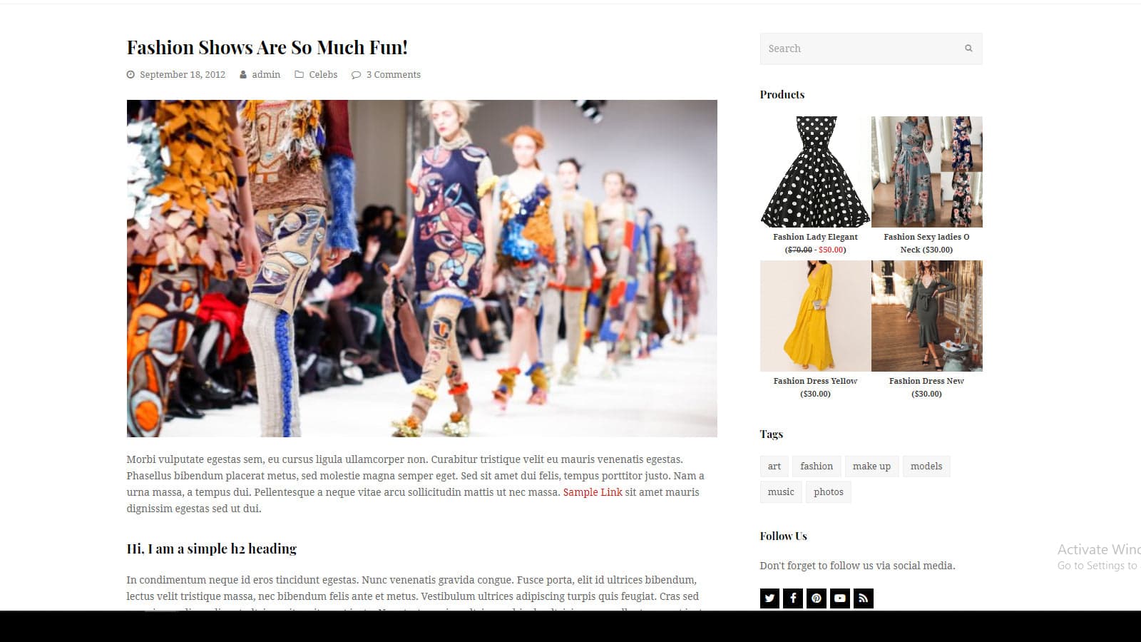 Fresh Smart Embed Widget screenshot 1