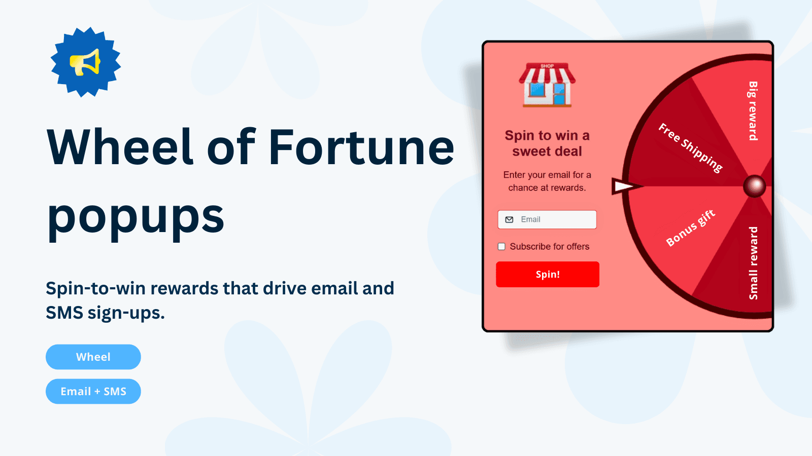 BoostPop: Email Popups & Wheel screenshot 2