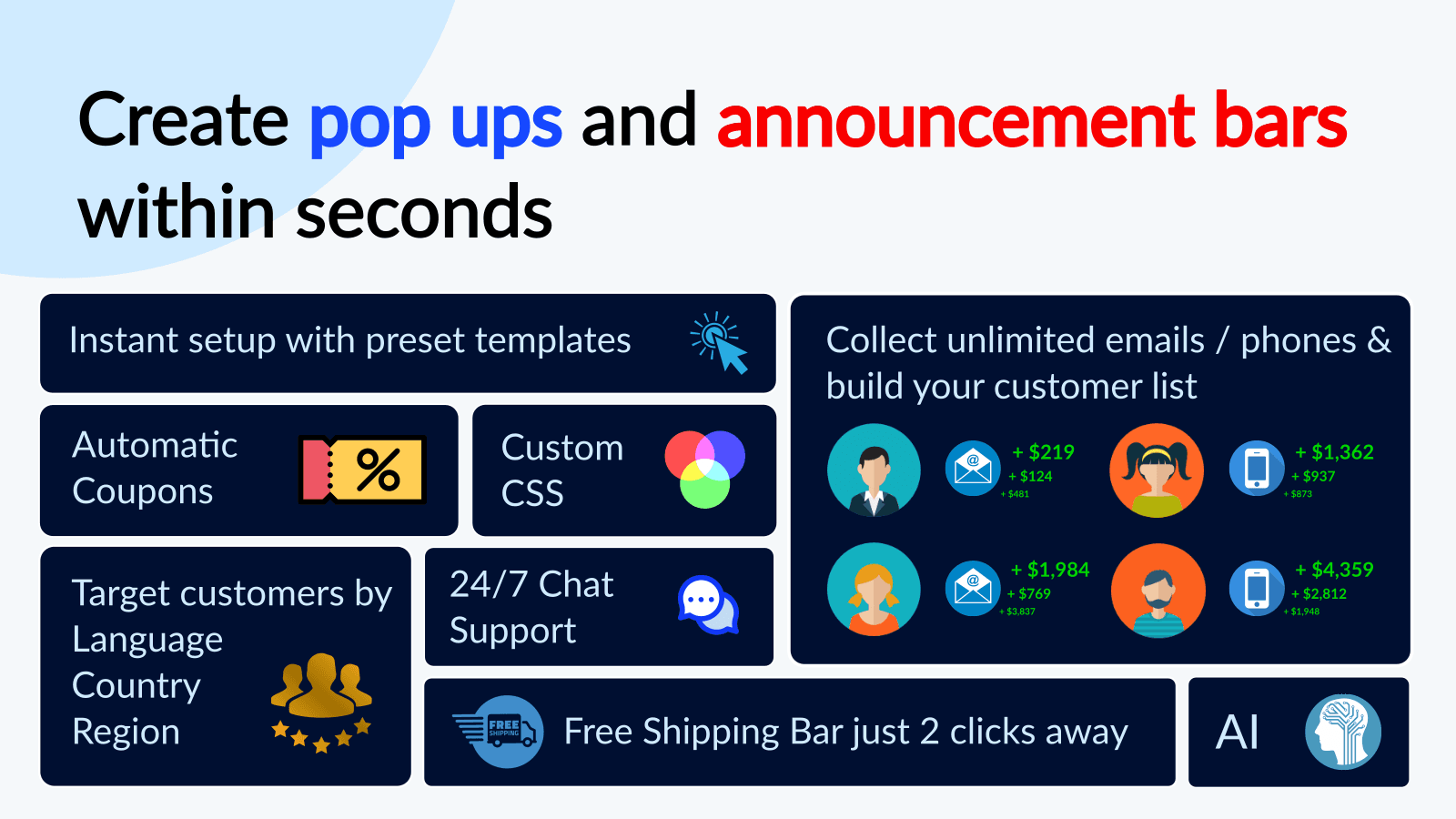 BoostPop – Pop Ups & Banners screenshot 2