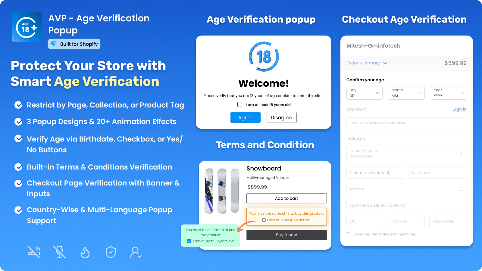 AVP ‑ Age Verification Popup screenshot 1