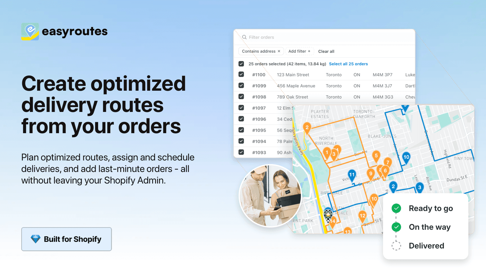 EasyRoutes Local Delivery screenshot 1