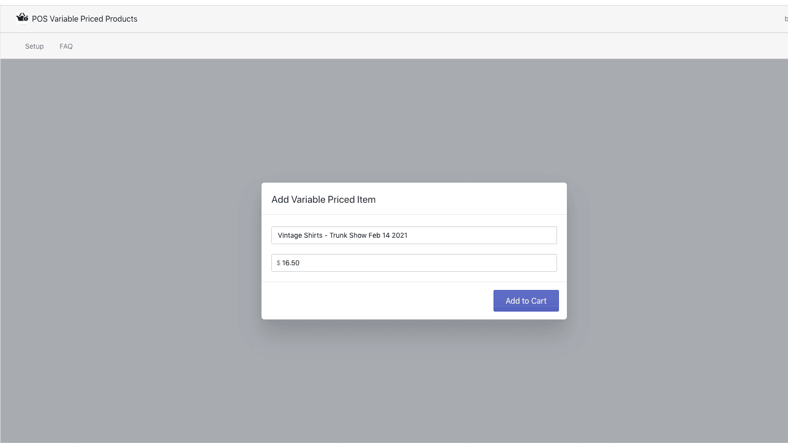 POS Variable Priced Products screenshot 2