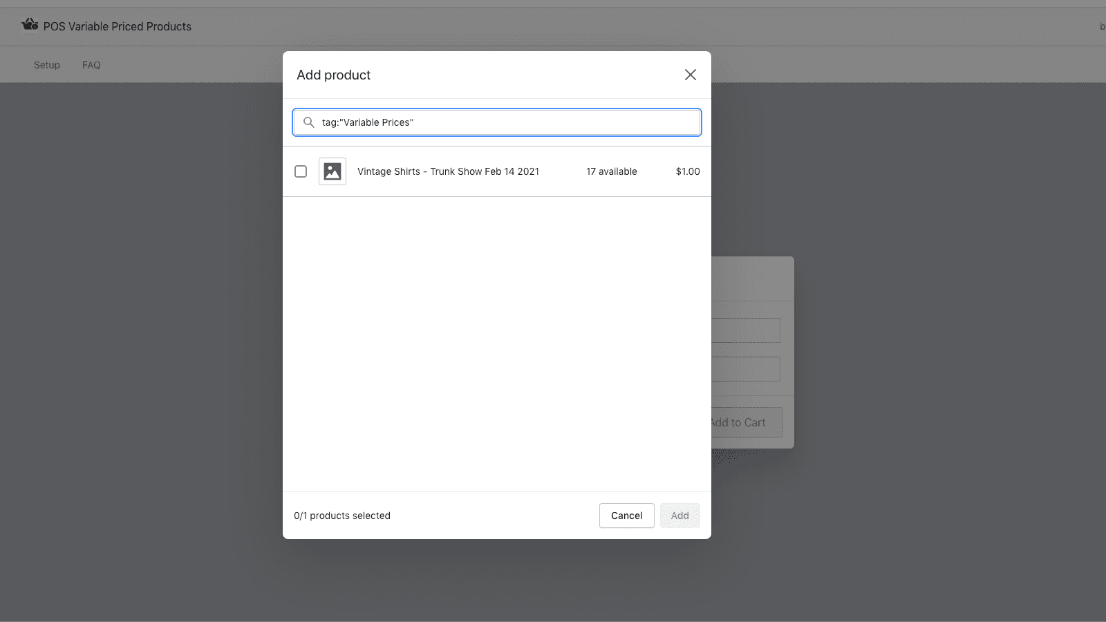 POS Variable Priced Products screenshot 1