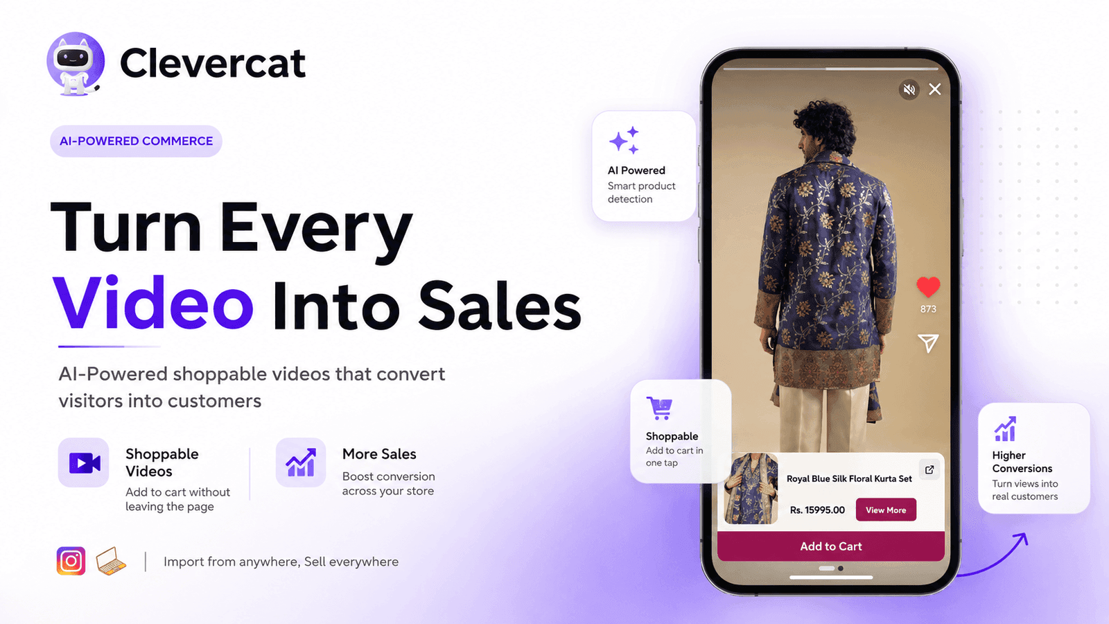 Clevercat Shoppable Videos screenshot 1