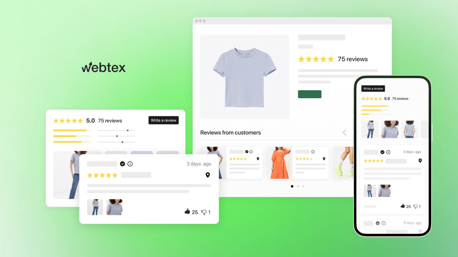 Webtex Product Reviews screenshot 1