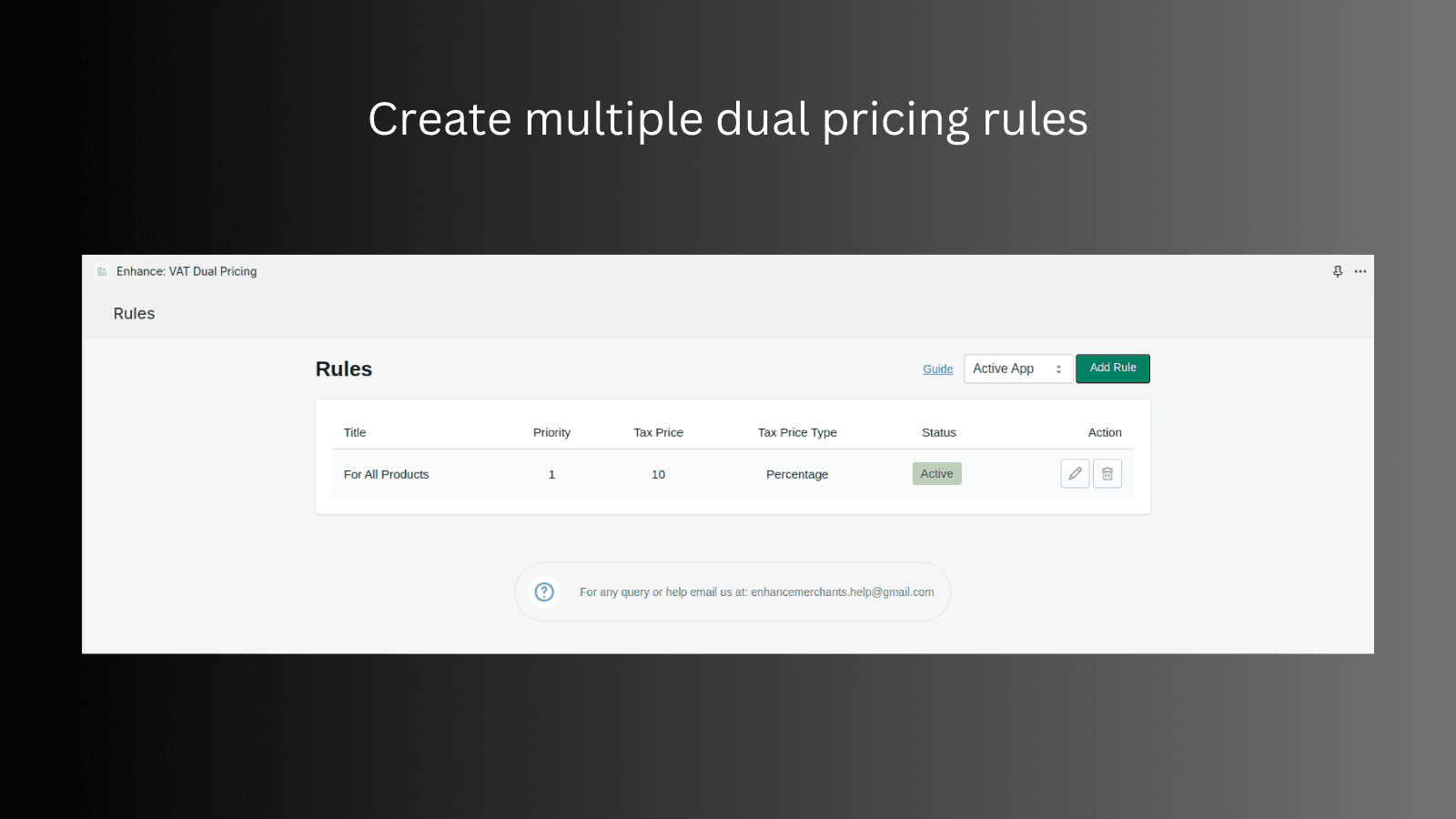 Enhance: VAT Dual Prices B2B screenshot 2