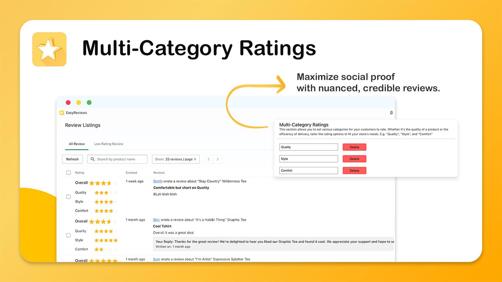 EasyReviews ‑ Product Reviews screenshot 2