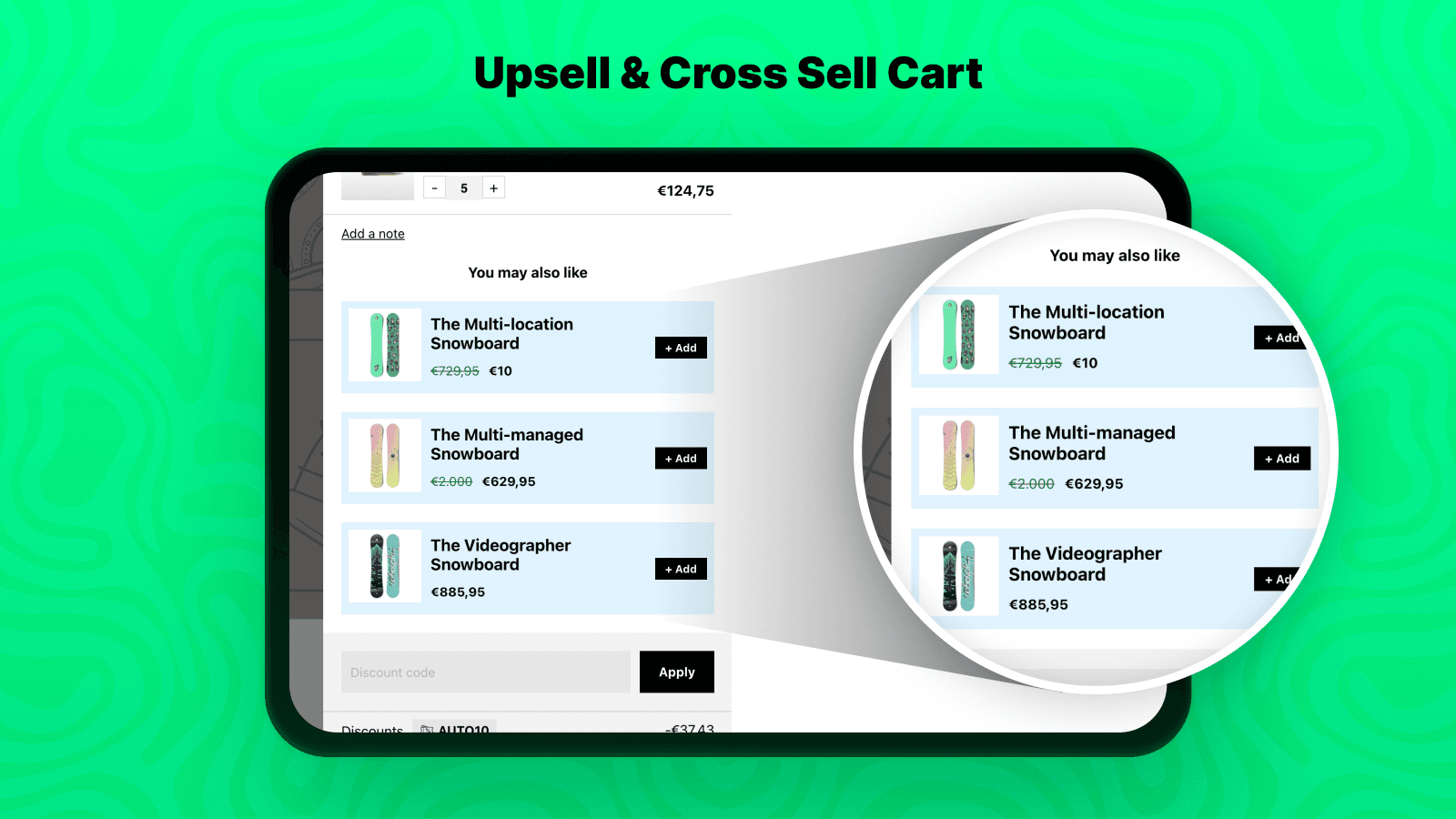 Slide Carty ‑ Upsell & Gift screenshot 2