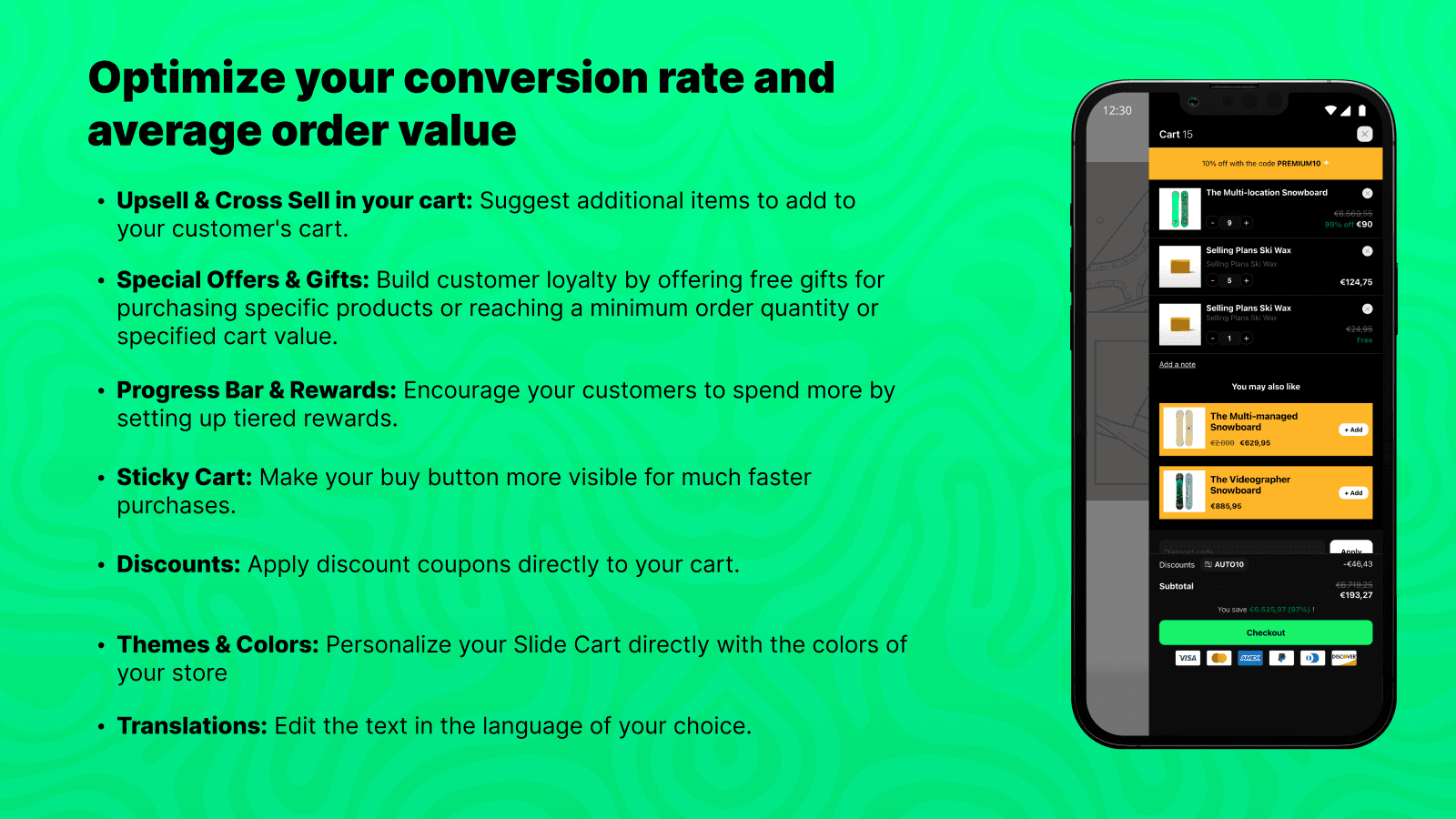 Slide Carty ‑ Upsell & Gift screenshot 1