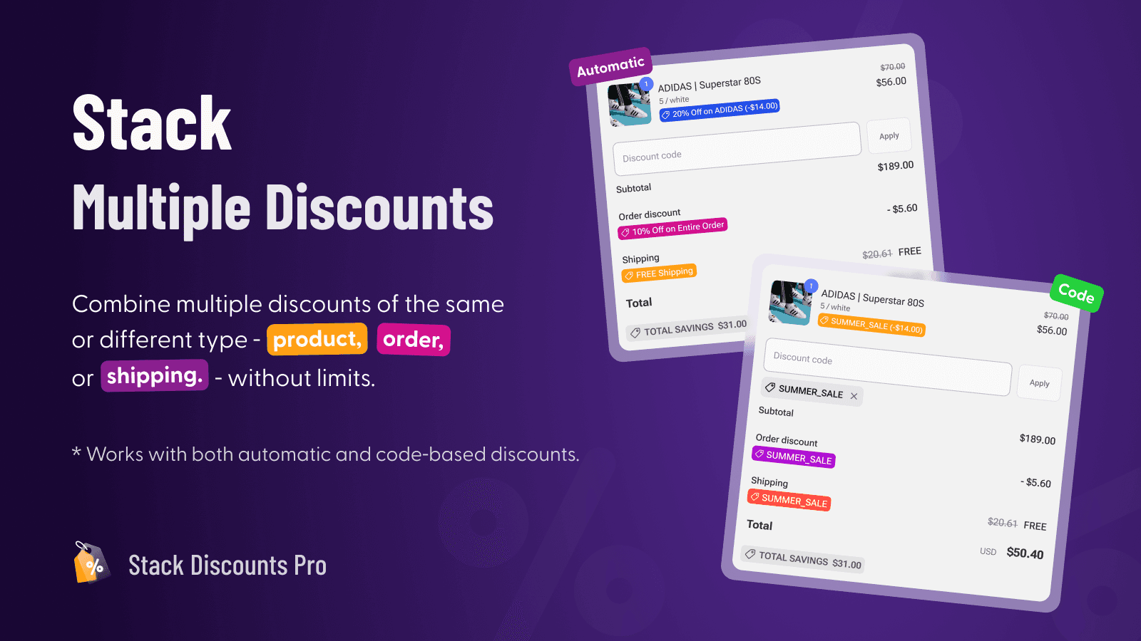 Stack Discounts Pro screenshot 1