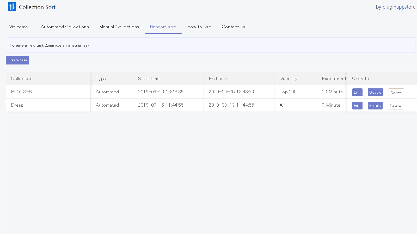 Flexible Collection Sort screenshot 1