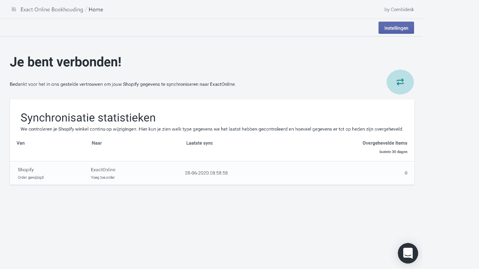 Exact Online Bookkeeping screenshot 2