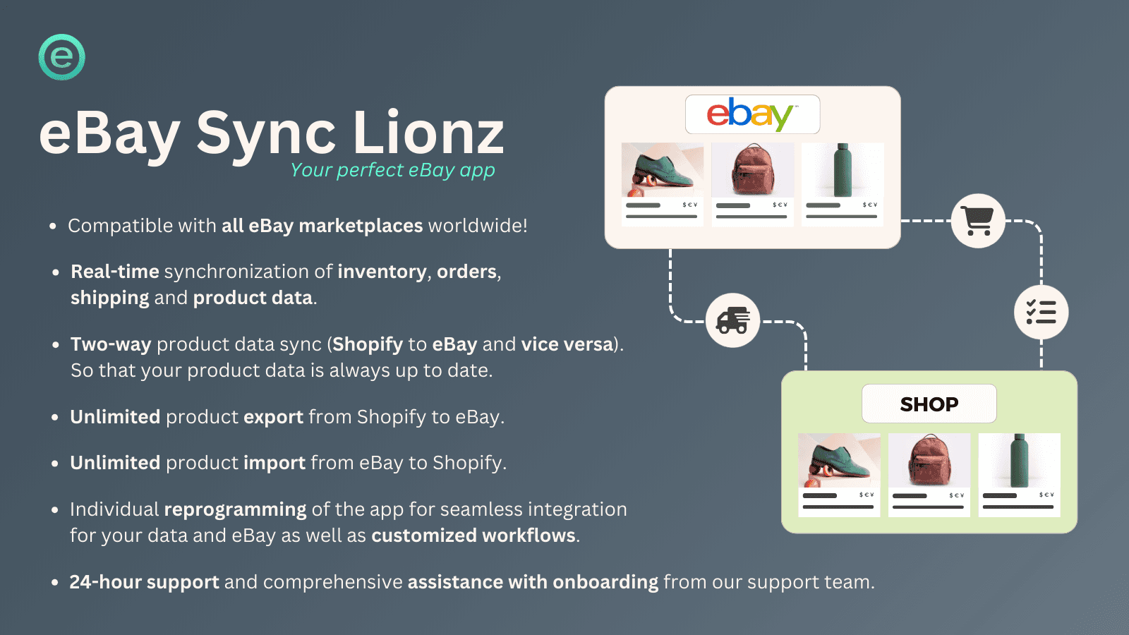 Lionz ‑ eBay Sync & Importer screenshot 1