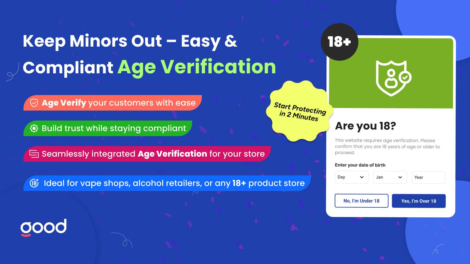 Age Verification, Age Gate 18+ screenshot 1
