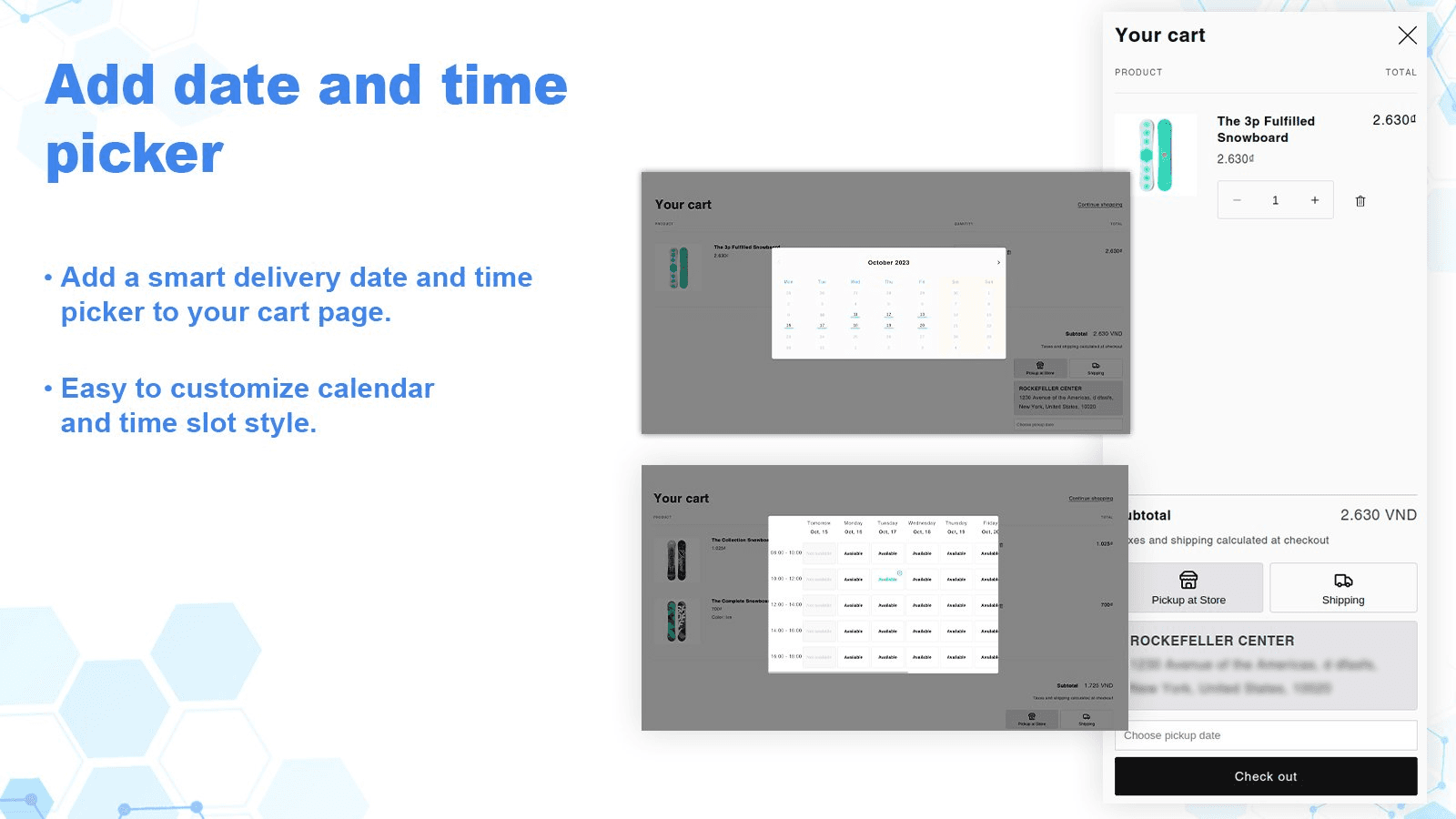 Yanet: Pickup Delivery Date screenshot 2