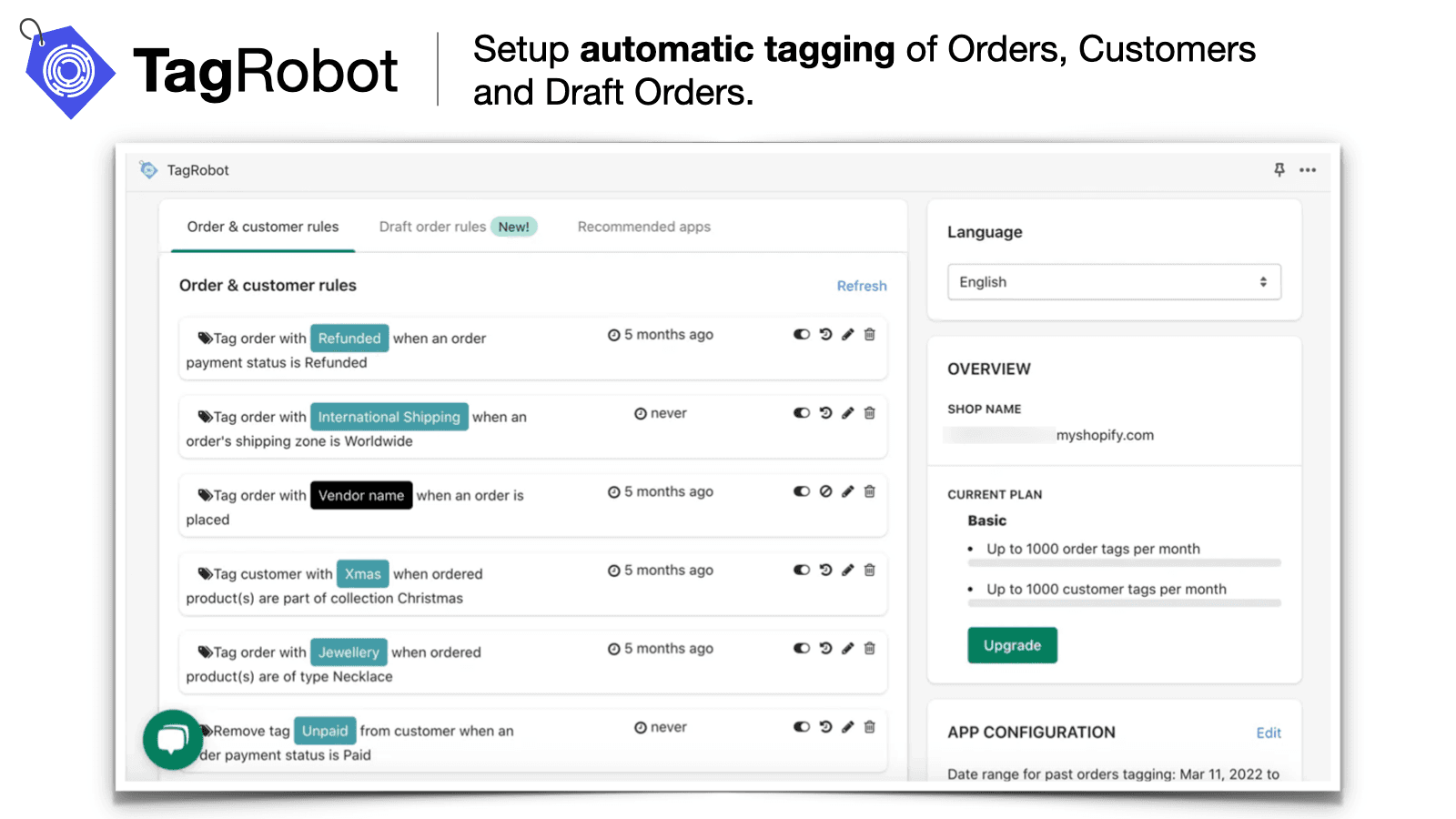 TR: Auto Tag Orders, Customers screenshot 2