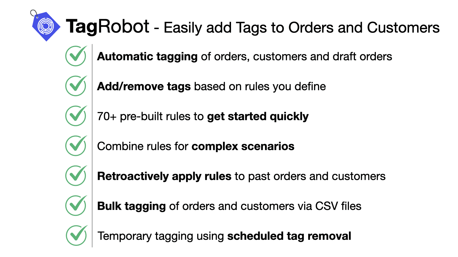 TR: Auto Tag Orders, Customers screenshot 1
