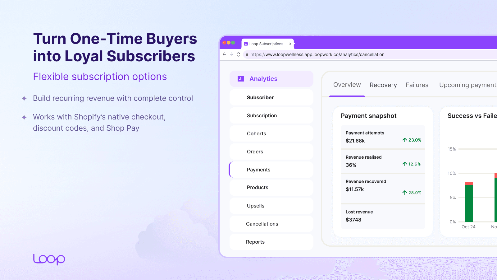 Loop Subscriptions App screenshot 2