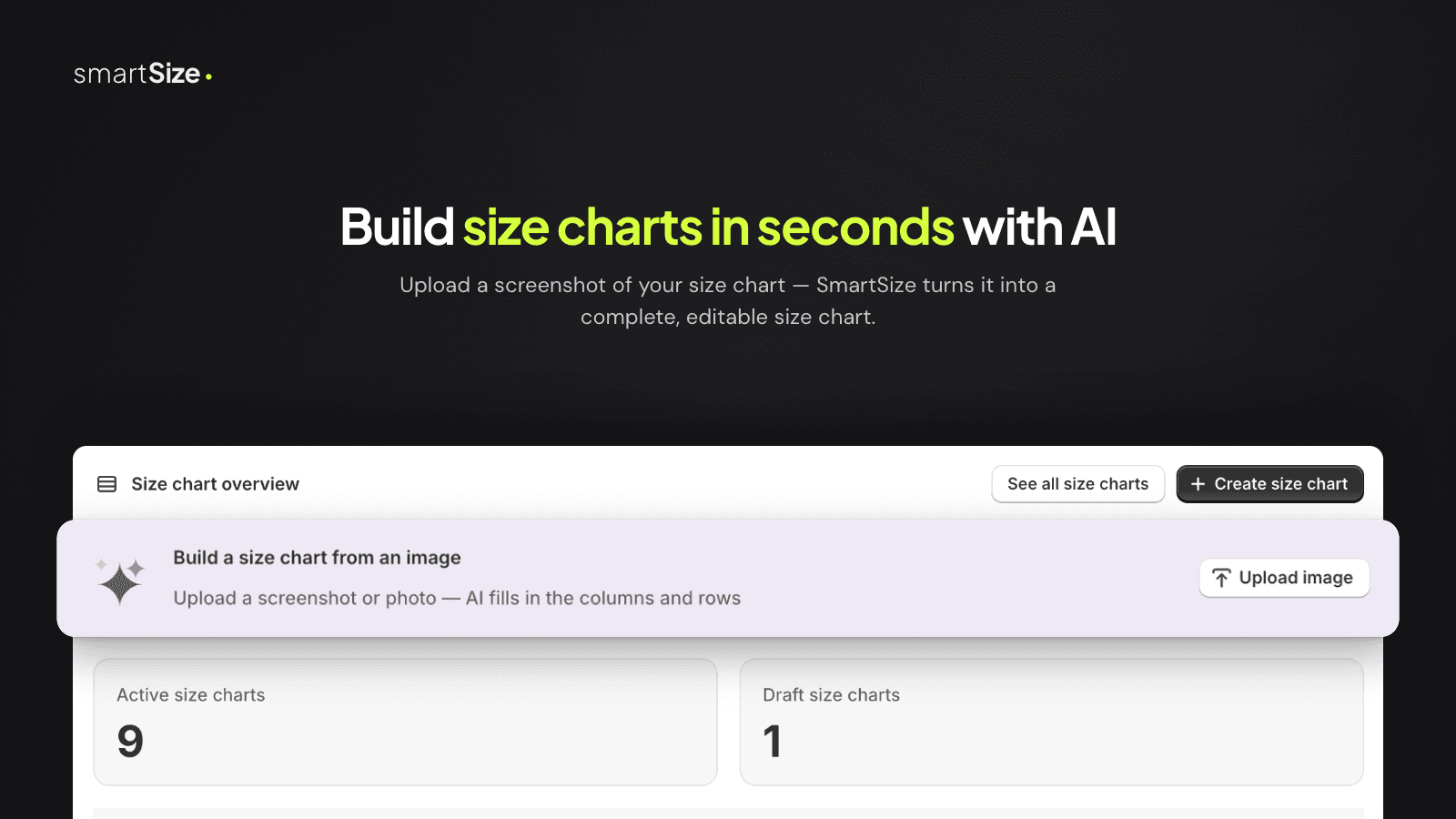 Smart Size Chart & Size Guide screenshot 2