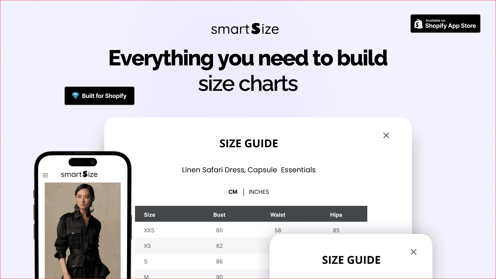 Smart Size Chart & Size Guide screenshot 1
