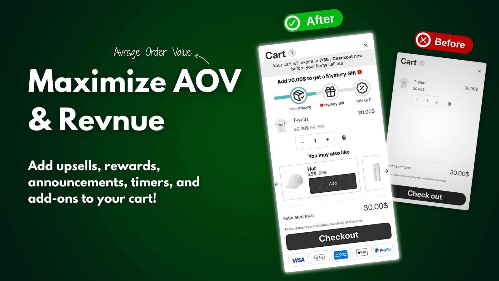 Cartify Ai cart upsells screenshot 1