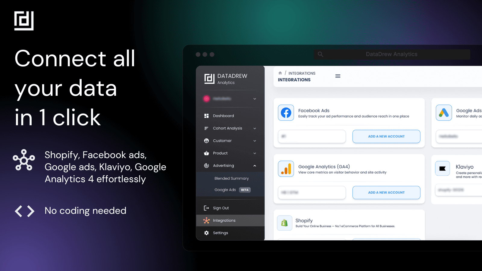 DataDrew Analytics: LTV & CAC screenshot 1