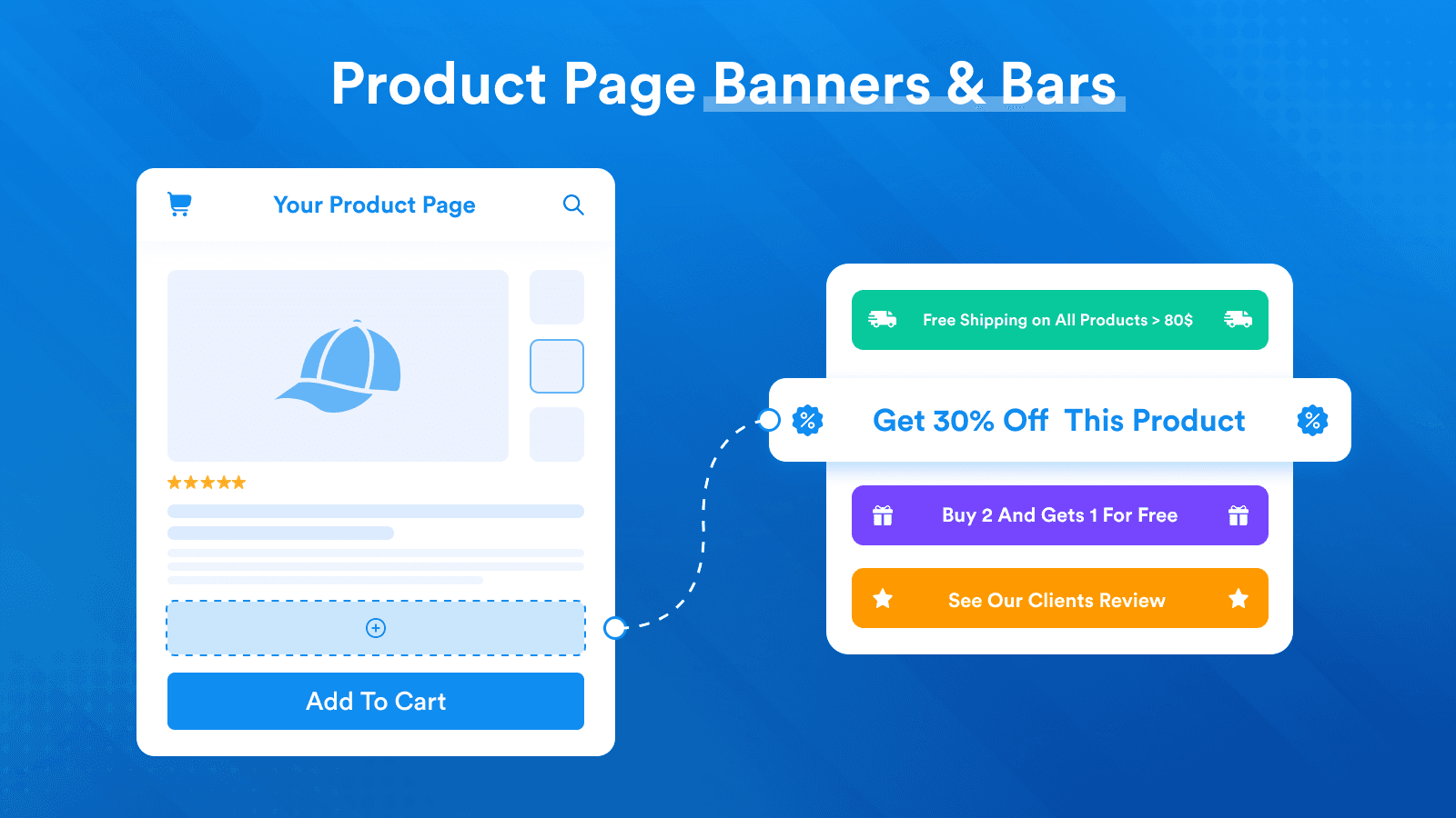 Product Page Banners & Text screenshot 1