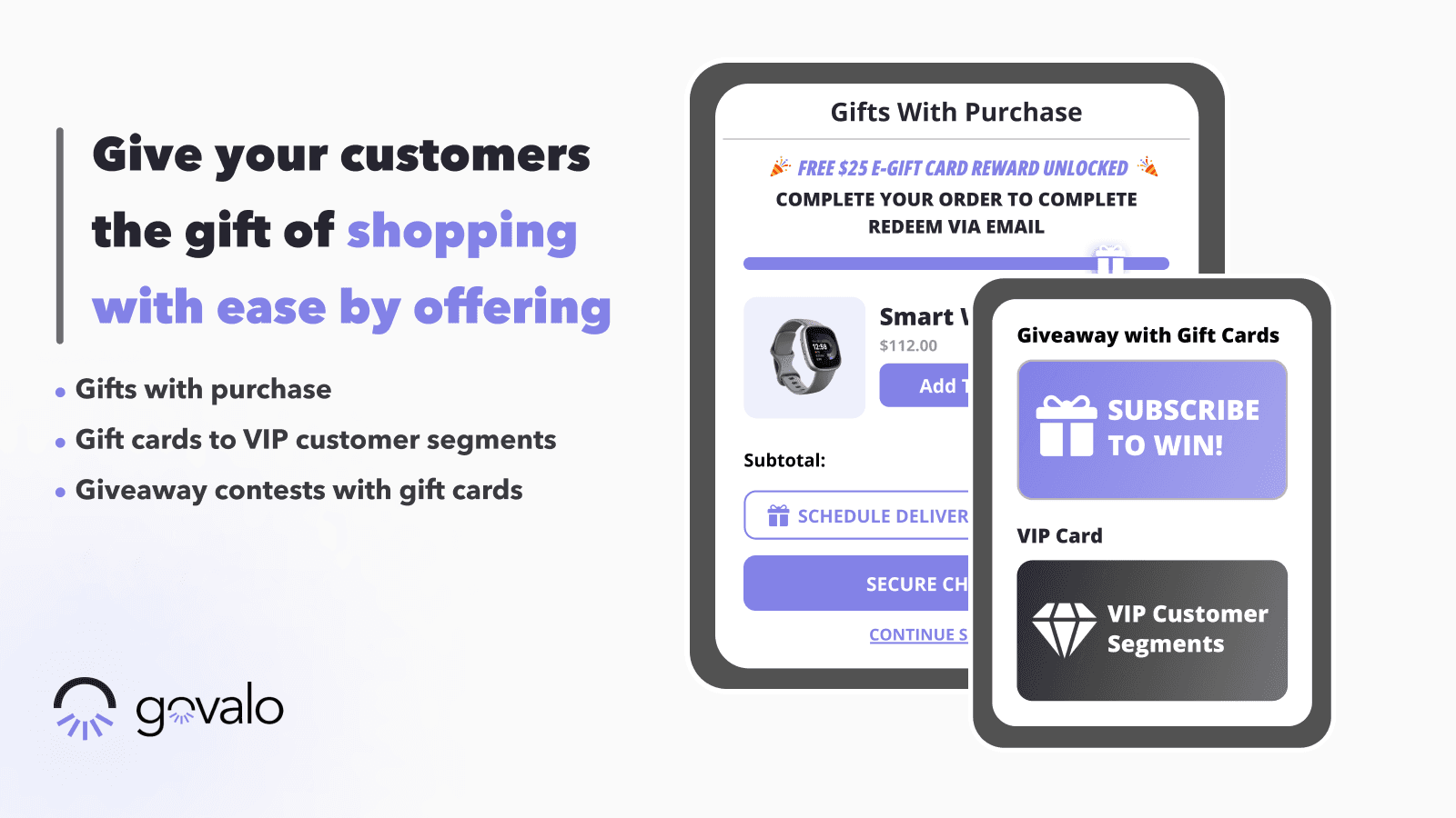 Govalo | Gift Card Suite screenshot 1