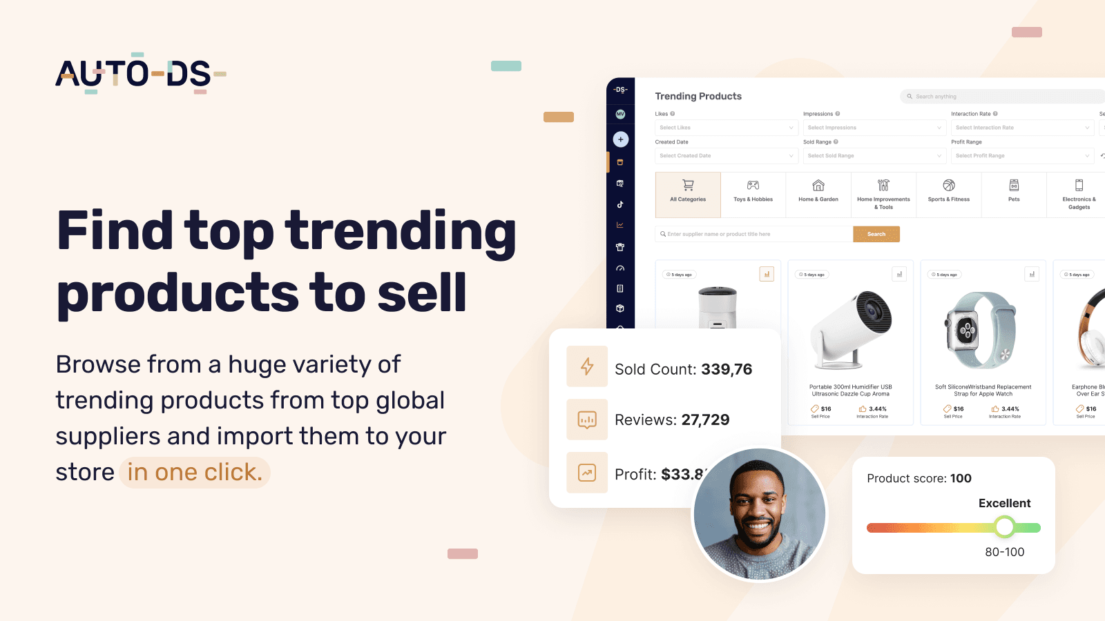 Auto DS: AI Dropshipping & POD screenshot 1