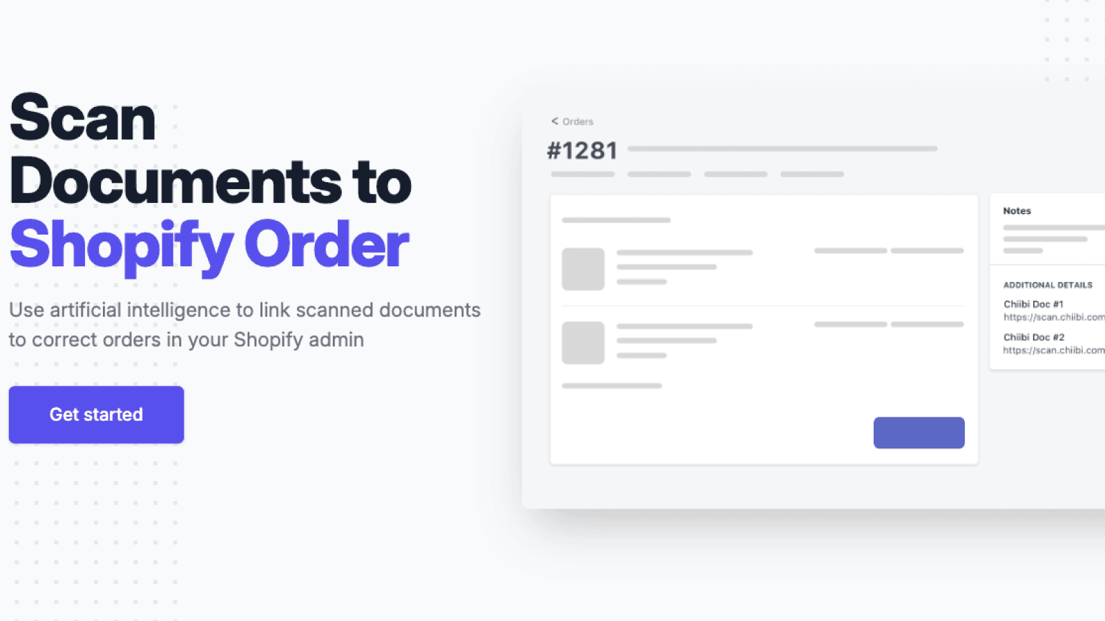 Scan documents to orders screenshot 1
