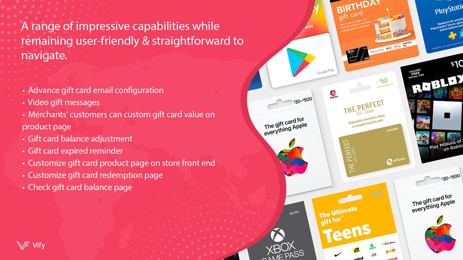 Vify: Professional Gift Cards screenshot 1